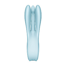 Клиторальный вибратор Satisfyer Threesome 1 Light Blue с тремя гибкими пальчиками