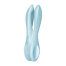 Клиторальный вибратор Satisfyer Threesome 1 Light Blue с тремя гибкими пальчиками