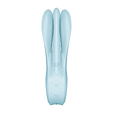 Клиторальный вибратор Satisfyer Threesome 1 Light Blue с тремя гибкими пальчиками
