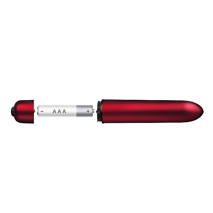 Віброкуля Rocks Off RO-90 mm 10 Speed ​​Scarlet Velvet матова