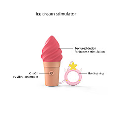 Вибратор-мороженое Love To Love CAND'ICE — RASPBERRY JOLLY