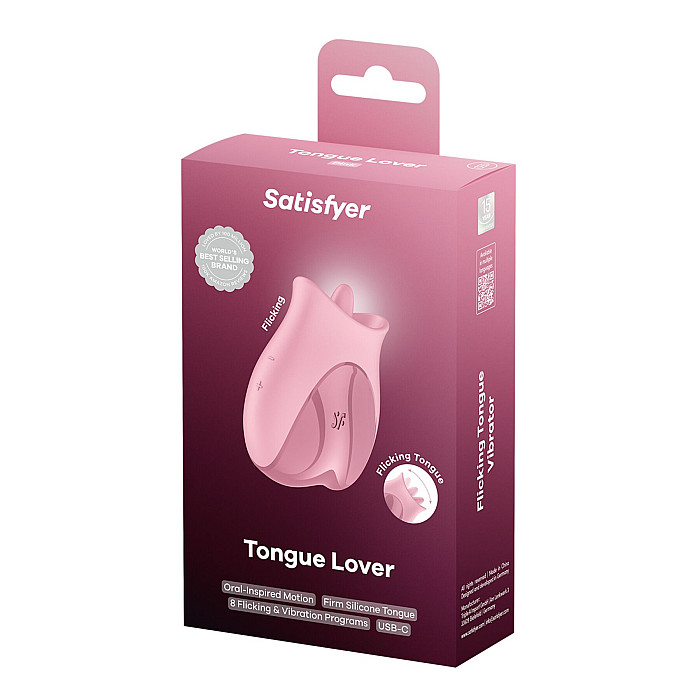 Вібростимулятор для клітора Satisfyer Tongue Lover з язичком