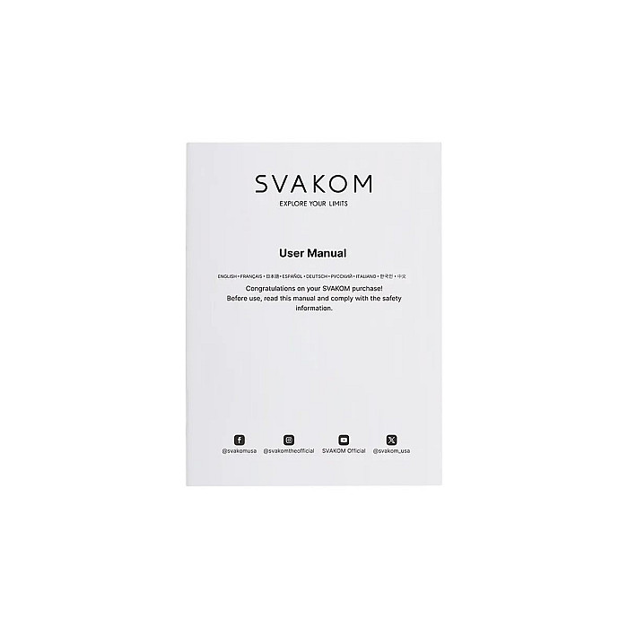 Смарт куни-имитатор Svakom Klitty, с язычком, лижет, сосет и вибрирует
