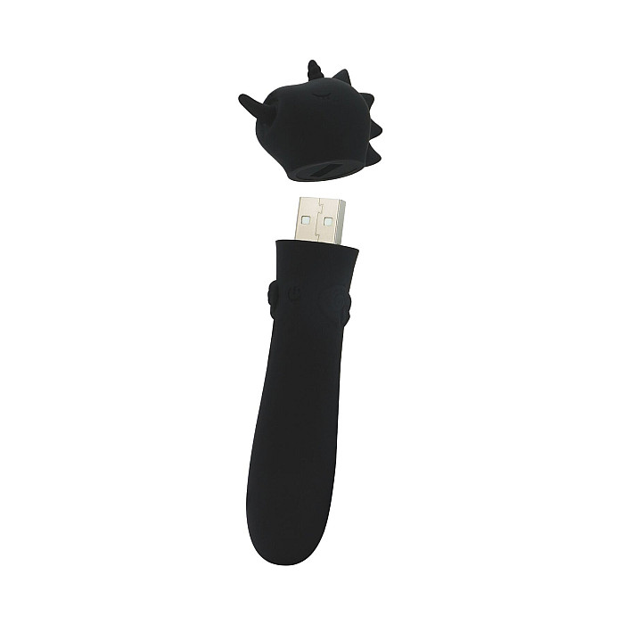 Вібратор-єдиноріжка Unihorn USB Bullet - Wild Spirit, віброкуля, USB-зарядка