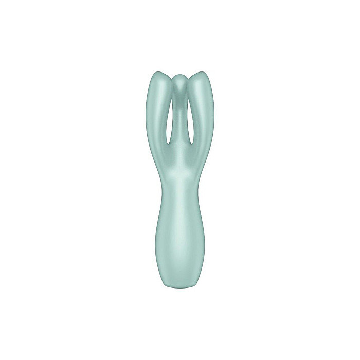 Кліторальний вібратор Satisfyer Threesome 3 Mint з трьома пальчиками