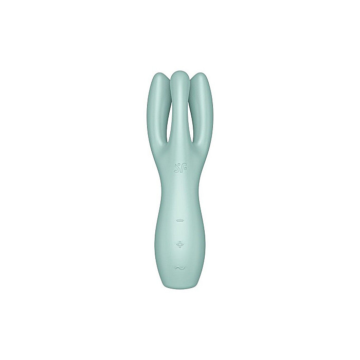 Кліторальний вібратор Satisfyer Threesome 3 Mint з трьома пальчиками