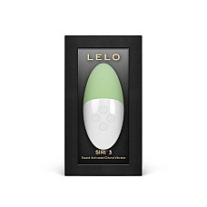 Музыкальный вибратор для клитора LELO SIRI 3 Green, вибрации в ритме звуков без смартфона