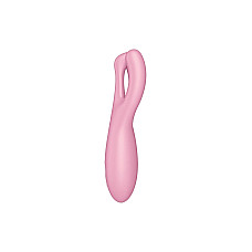 Клиторальный смарт-вибратор Satisfyer Threesome 4 Pink с тремя пальчиками