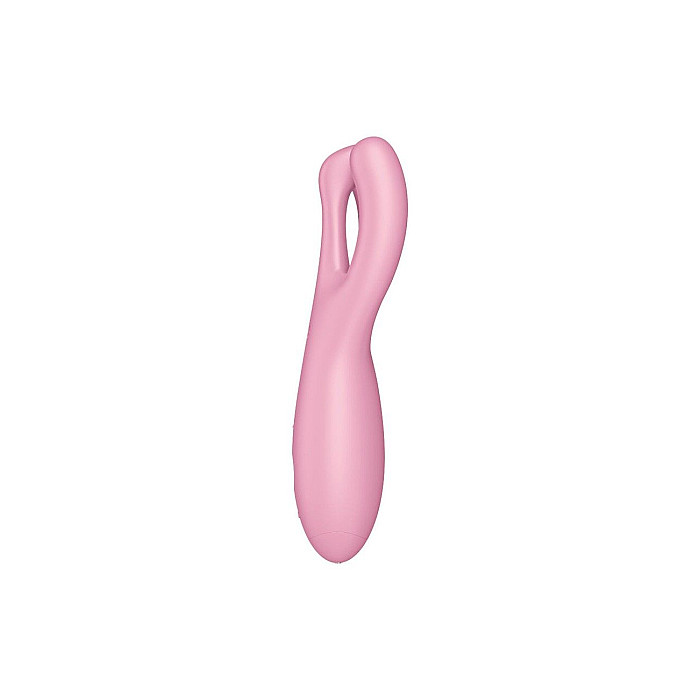 Клиторальный смарт-вибратор Satisfyer Threesome 4 Pink с тремя пальчиками