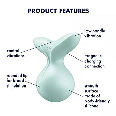 Мини-вибромассажер Satisfyer Viva la Vulva 3 Mint