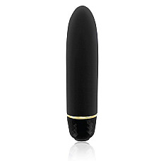 Вибропуля RIANNE S – Classique Vibe мини-вибратор на 7 режимов, чехол-косметичка Stud Black