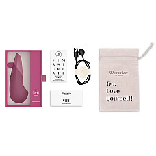 Мини-вибратор Womanizer Vibe Dusky Pink, 3 авторежима + 10 уровней интенсивности