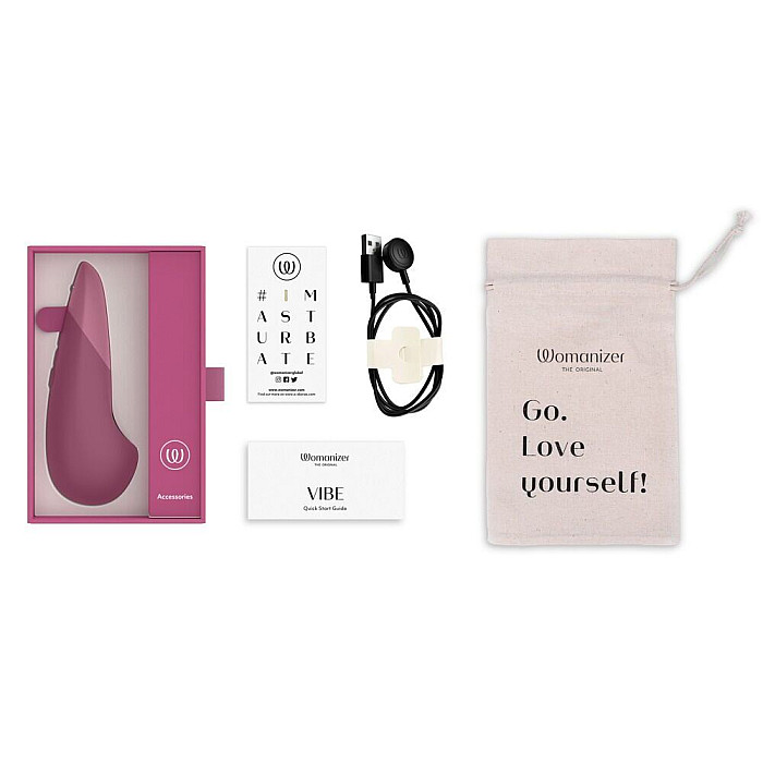Вібратор Womanizer Vibe Dusky Pink