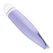Вібратор з пелюстками Fun Factory VOLITA purple, компактний, дуже тихий, на батарейках