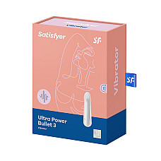Вибропуля перезаряжаемая Satisfyer Ultra Power Bullet 3 White