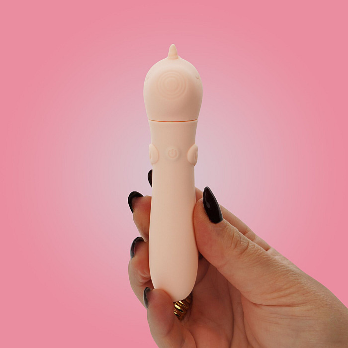 Вибратор-единорожка Unihorn USB Bullet – Heart Throb, вибропуля, USB-зарядка, 10 режимов