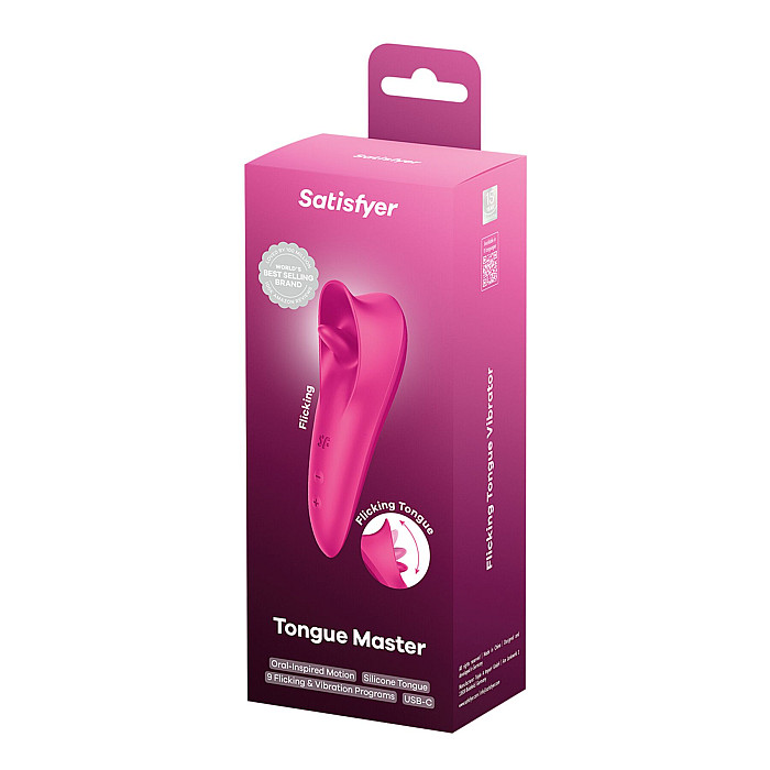 Вібростимулятор для клітора Satisfyer Tongue Master з язичком