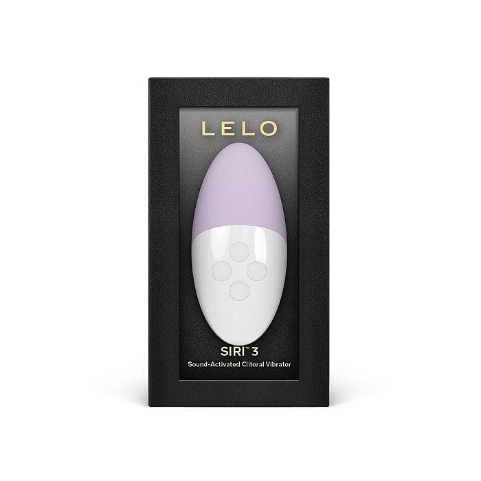 Музыкальный вибратор для клитора LELO SIRI 3 Calm Lavender, вибрации в ритме звуков без смартфона