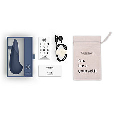 Мини-вибратор Womanizer Vibe Dark Blue, 3 авторежима + 10 уровней интенсивности