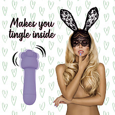 Мини-вибратор FeelzToys Mister Bunny Purple с двумя насадками