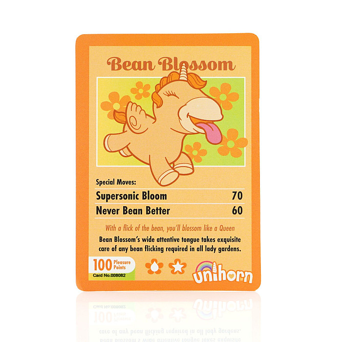 Вибратор-единорожка Unihorn – Bean Blossom, пульсирующий язычок