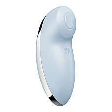 Вибростимулятор-пульсатор Satisfyer Tap & Climax 2 Blue, эффект постукивания пальцем