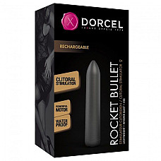 Перезаряжаемая вибропуля Dorcel Rocket Bullet Black