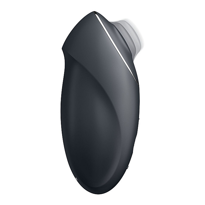 Вибростимулятор-пульсатор Satisfyer Tap & Climax 1 Grey, эффект постукивания пальцем, 2 мотора
