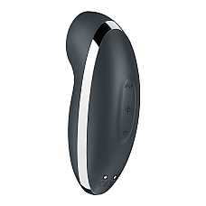 Вибростимулятор-пульсатор Satisfyer Tap & Climax 2 Grey, эффект постукивания пальцем