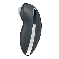 Вибростимулятор-пульсатор Satisfyer Tap & Climax 2 Grey, эффект постукивания пальцем