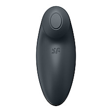 Вибростимулятор-пульсатор Satisfyer Tap & Climax 2 Grey, эффект постукивания пальцем