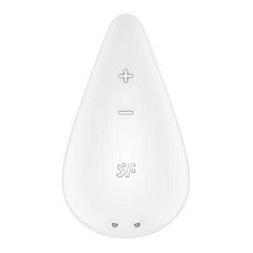 Вибратор для наружной стимуляции Satisfyer Dew Drop White, 2 мотора, 12 режимов, мягкий корпус