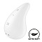 Вибратор для наружной стимуляции Satisfyer Dew Drop White, 2 мотора, 12 режимов, мягкий корпус