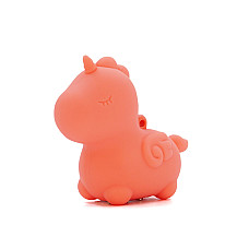 Вибратор мини-единорожка Unihorn Mini – Peachy Pony, брелок с вибрацией, 10 режимов