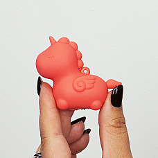 Вибратор мини-единорожка Unihorn Mini – Peachy Pony, брелок с вибрацией, 10 режимов