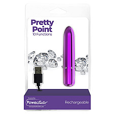 Віброкуля PowerBullet - Pretty Point Rechargeable Bullet Purple