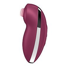 Вибростимулятор-пульсатор Satisfyer Tap & Climax 2 Red, эффект постукивания пальцем