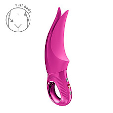 Вибратор для клитора Fun Factory VOLTA Magenta, гибкий двойной кончик