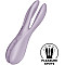 Клиторальный вибратор Satisfyer Threesome 2 Violet, 3 гибких пальчика, 3 мотора
