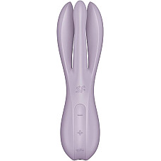 Клиторальный вибратор Satisfyer Threesome 2 Violet, 3 гибких пальчика, 3 мотора