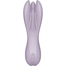 Клиторальный вибратор Satisfyer Threesome 2 Violet, 3 гибких пальчика, 3 мотора
