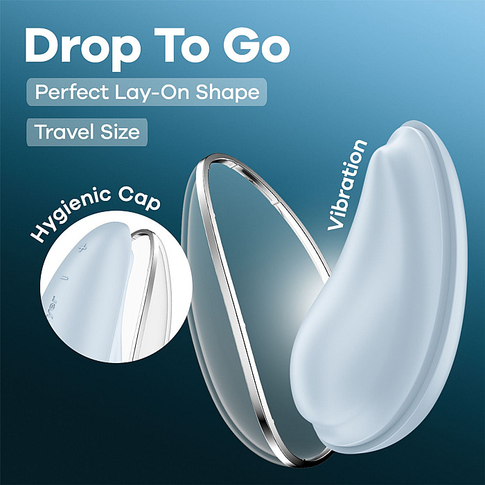 Вібратор Satisfyer Drop To Go Blue