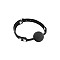 Класичний кляп з силіконовою кулькою Fetish Tentation Silicone Gag Ball Black