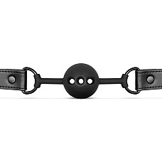 Воздухопроницаемый кляп Bedroom Fantasies: Breathable Silicone Ball Gag, черный