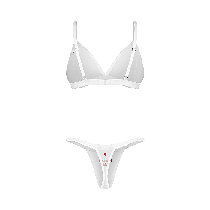 Комплект Obsessive Weddya Bride 3-pcs set L/XL