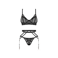 Комплект Obsessive Euridia 3-pcs set XL/2XL