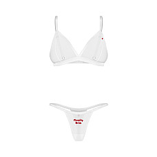 Комплект Obsessive Weddya Bride 3-pcs set 2XL/3XL