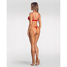 Комплект Obsessive Matildea 2-pcs crotchless set L/XL