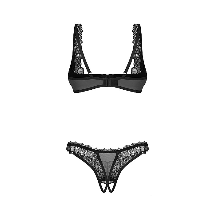 Комплект Obsessive Deina More 2-pcs crotchless set S/M