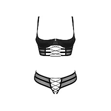 Комплект Obsessive Roxelia 2-pcs crotchless set XL/2XL
